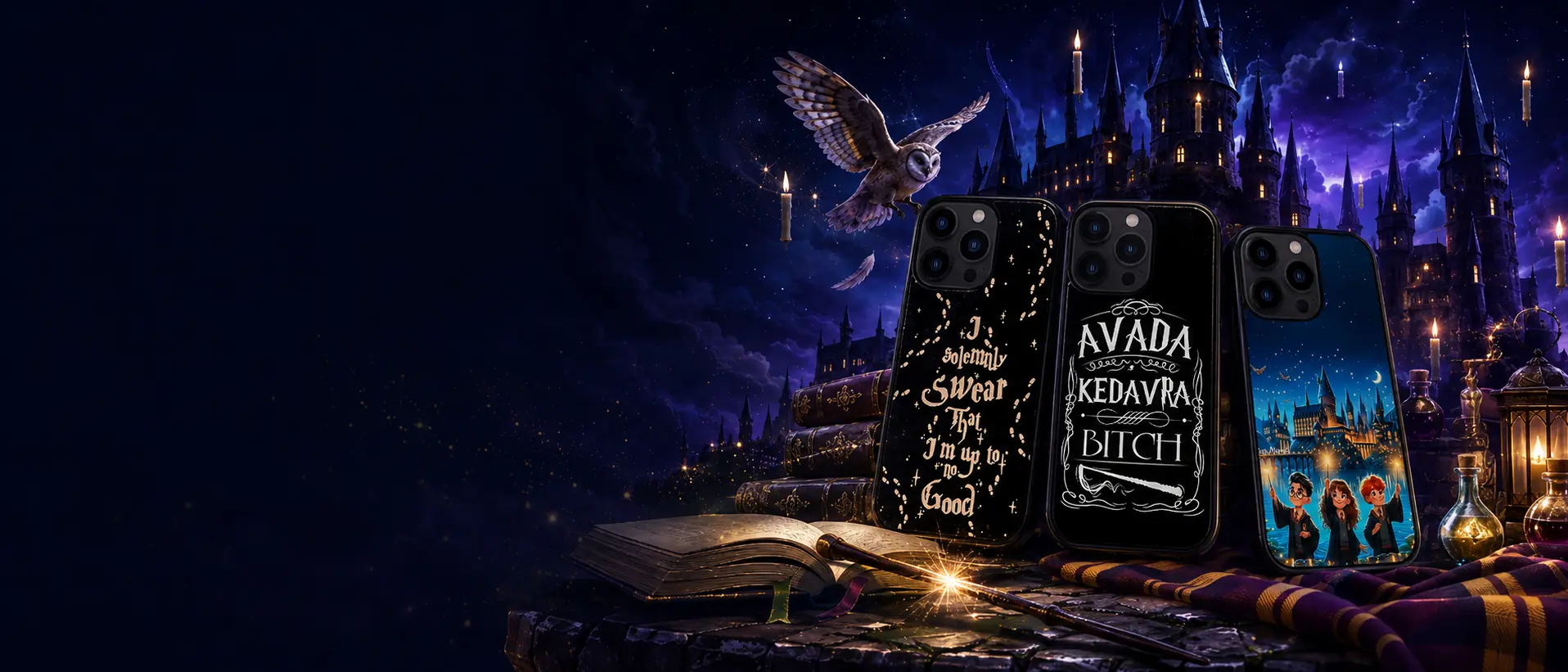 Магічні дизайни чохлів у стилі Harry Potter