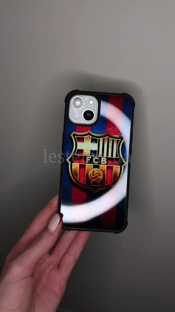 Відео чохла Barcelona FC Лого метал