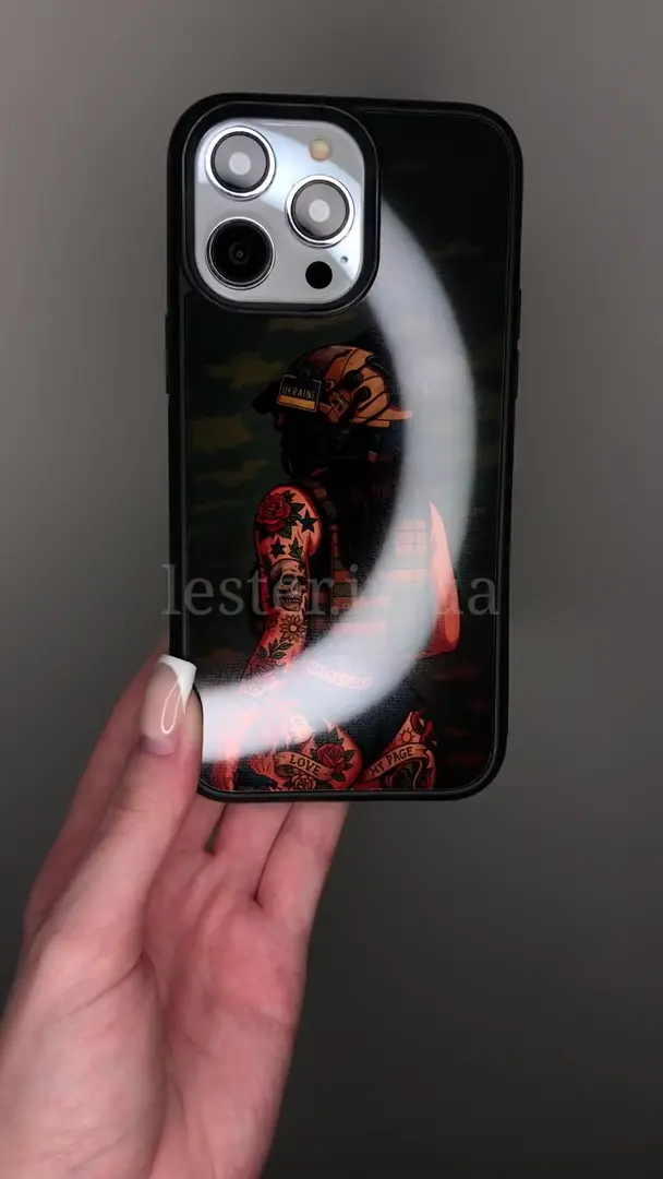 Відео чохла для iPhone, Samsung, Xiaomi, Huawei, Oppo, Realme ЗСУ ПРИКРАСА ДІВЧИНА