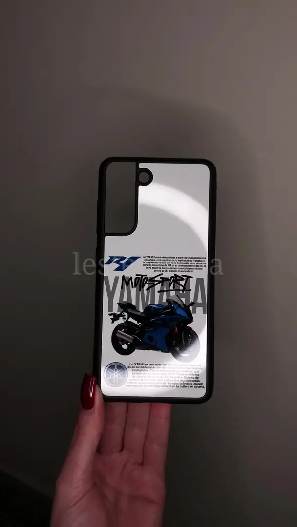 Відео чохла для iPhone, Samsung, Xiaomi, Huawei, Oppo, Realme YAMAHA R1