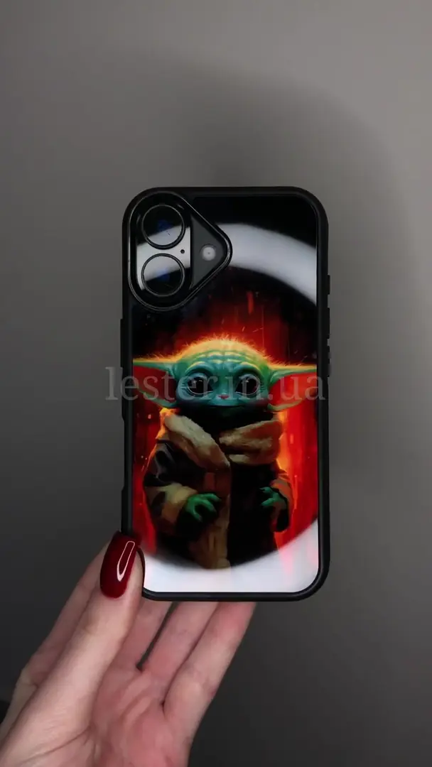 Відео чохла для iPhone, Samsung, Xiaomi, Huawei, Oppo, Realme SW Йода