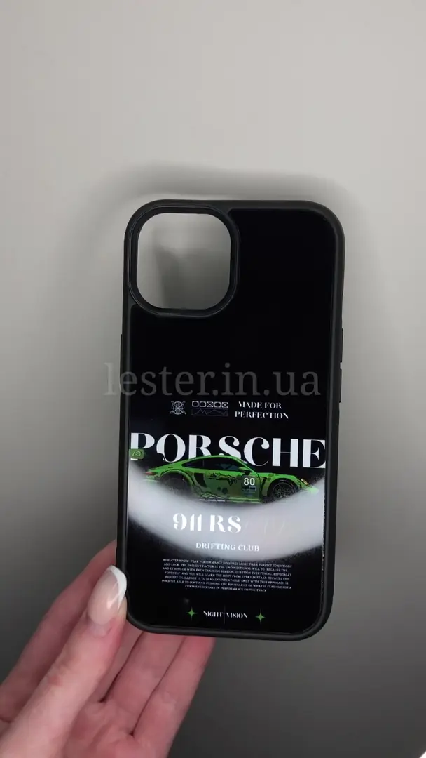 Відео чохла для iPhone, Samsung, Xiaomi, Huawei, Oppo, Realme Porsche Carrera 911 GT3