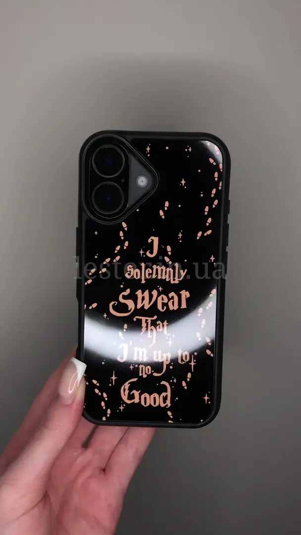 Відео чохла для iPhone, Samsung, Xiaomi, Huawei, Oppo, Realme i solemnly swear that i'm up to no good гаррі поттер новорічний чохол