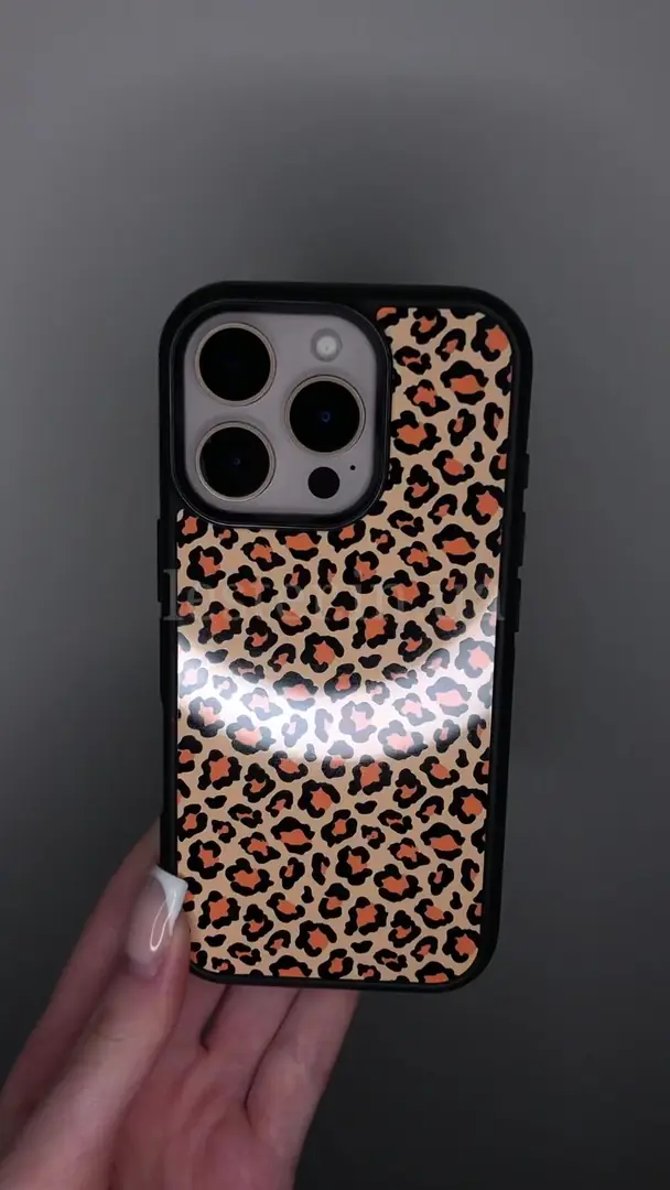 Відео чохла для iPhone, Samsung, Xiaomi, Huawei, Oppo, Realme Плями Леопарда