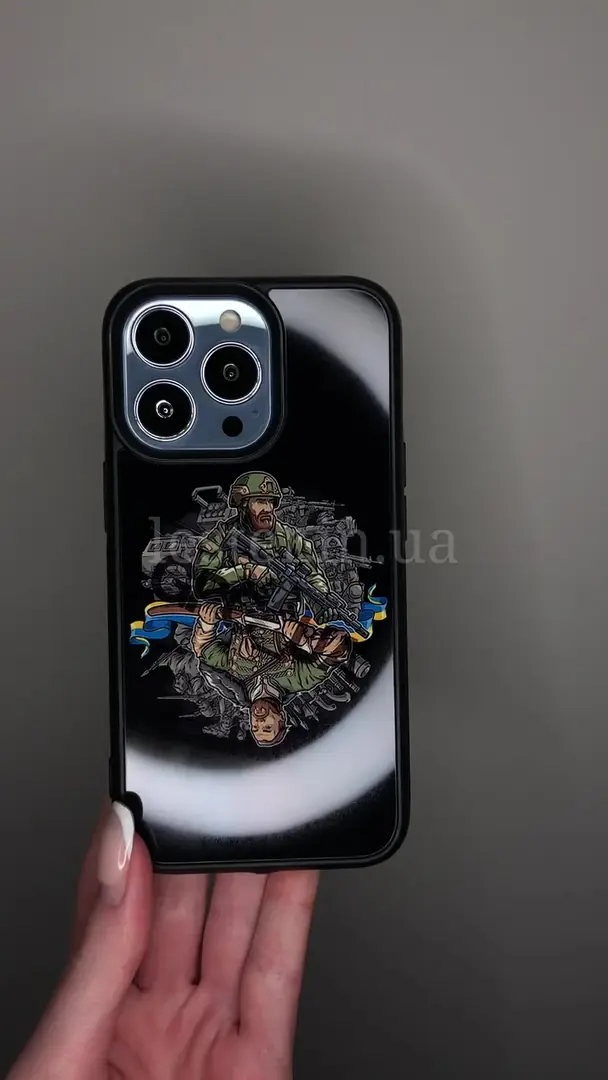 Відео чохла для iPhone, Samsung, Xiaomi, Huawei, Oppo, Realme ЗСУ Козак