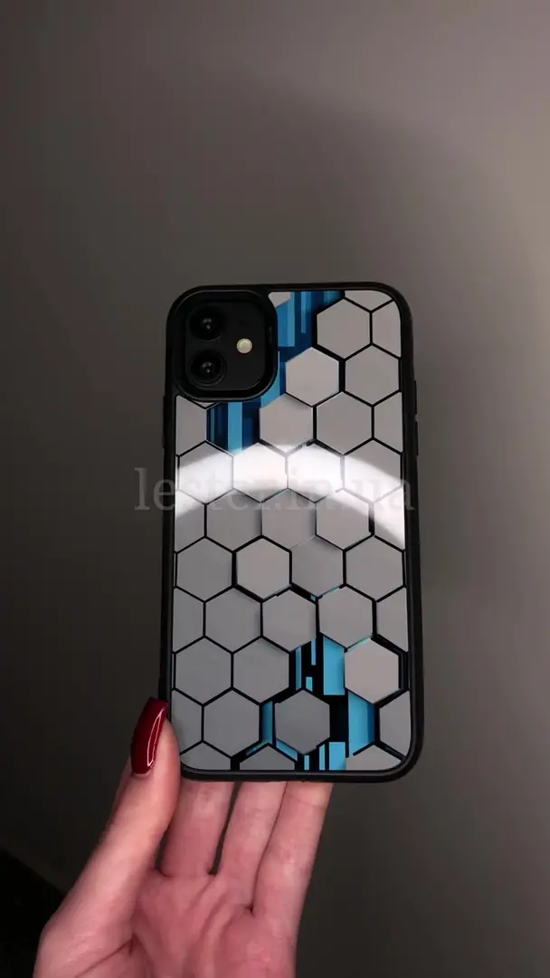 Відео чохла для iPhone, Samsung, Xiaomi, Huawei, Oppo, Realme ФУТБОЛЬНІ СІРІ СОТИ