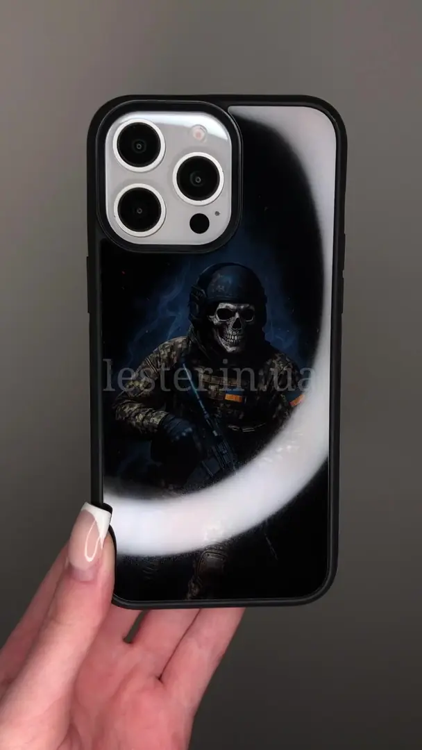Відео чохла для iPhone, Samsung, Xiaomi, Huawei, Oppo, Realme GHOSR ЗСУ ПРИВИД БІЖИТЬ