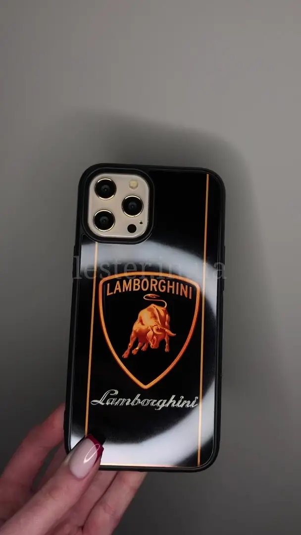 Відео чохла для iPhone, Samsung, Xiaomi, Huawei, Oppo, Realme Lamborhini