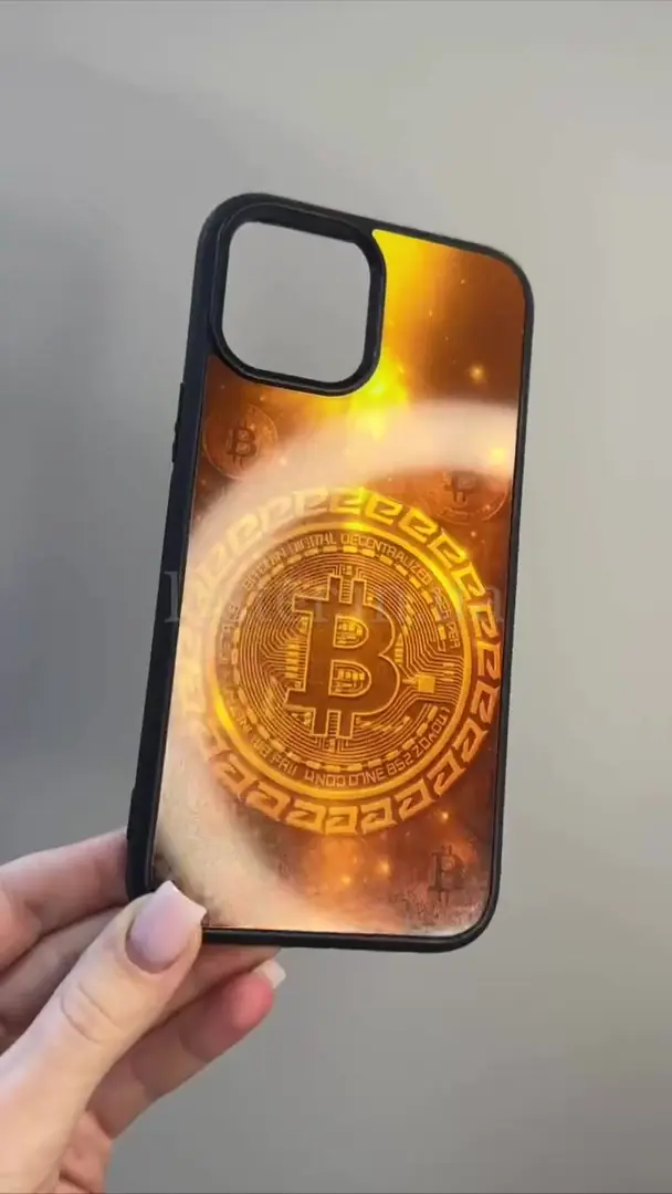Відео чохла для iPhone, Samsung, Xiaomi, Huawei, Oppo, Realme БІТКОІН