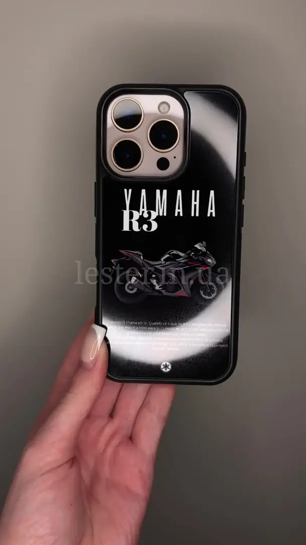 Відео чохла для iPhone, Samsung, Xiaomi, Huawei, Oppo, Realme YAMAHA R3
