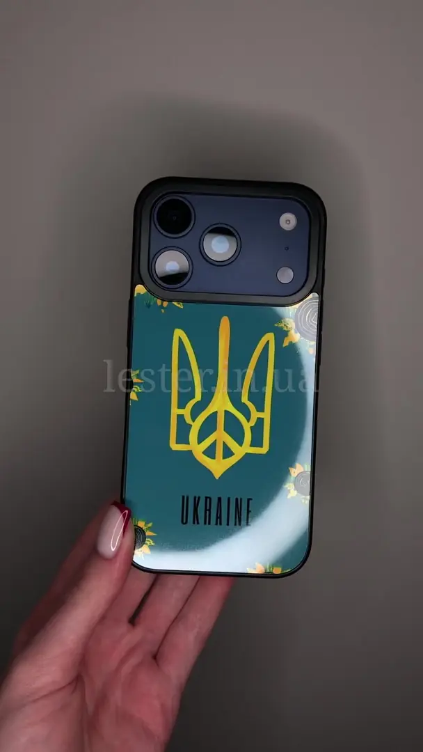 Відео чохла для iPhone, Samsung, Xiaomi, Huawei, Oppo, Realme Україна Герб Соняхи