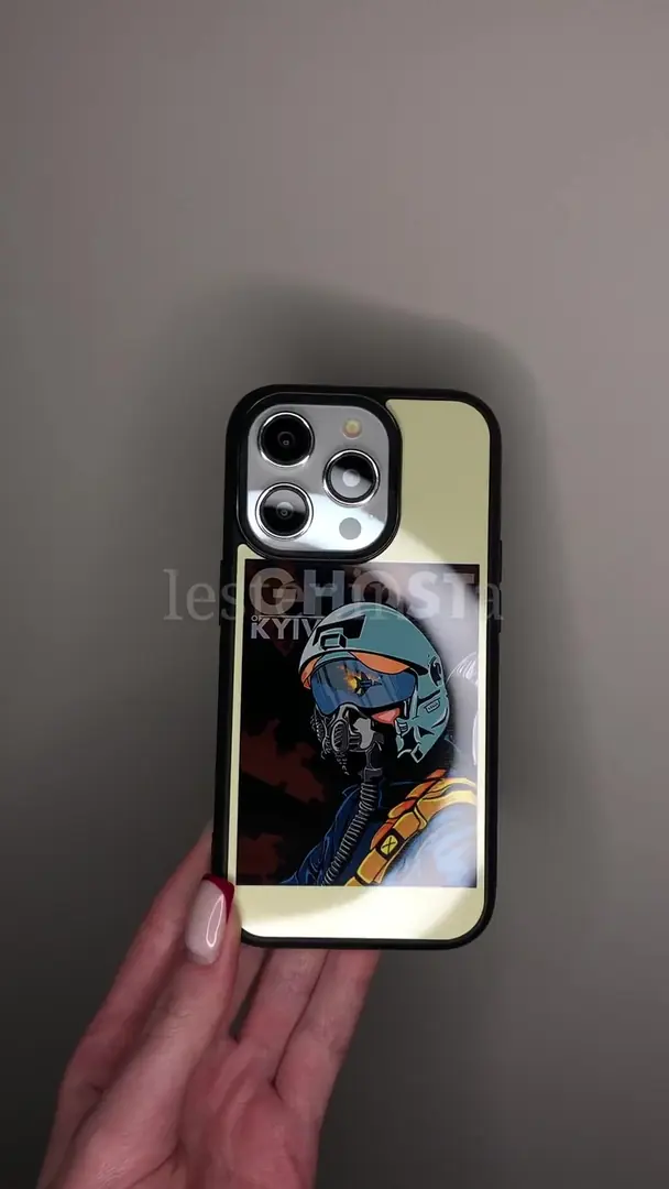Відео чохла для iPhone, Samsung, Xiaomi, Huawei, Oppo, Realme ЗСУ Chost Kyiv
