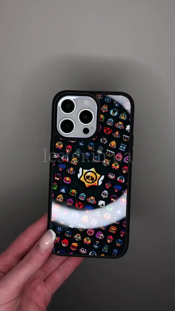 Відео чохла для iPhone, Samsung, Xiaomi, Huawei, Oppo, Realme Brawl Значки
